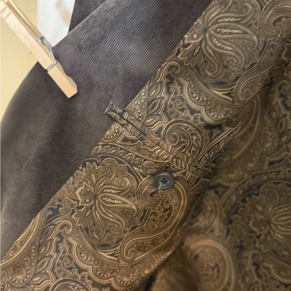 Chaps Men's Brown Velvet Blazer - Picture 4 of 8